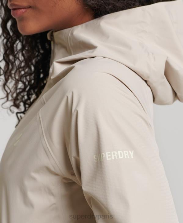 Superdry femmes veste imperméable D64Z5616 vêtements beige