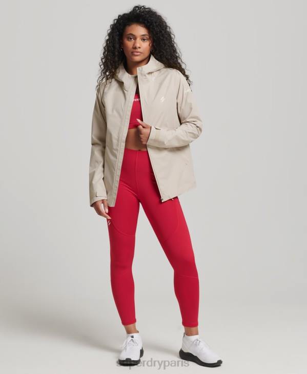 Superdry femmes veste imperméable D64Z5616 vêtements beige