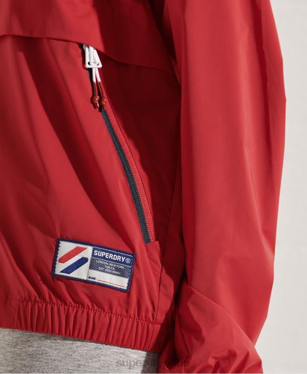 Superdry femmes veste légère code sport D64Z5604 vêtements rouge