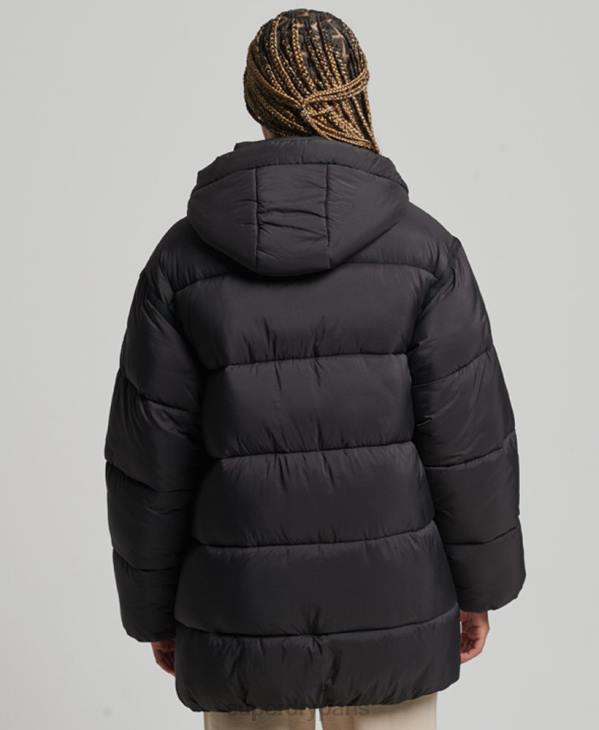 Superdry femmes veste matelassée cocon xpd D64Z5435 vêtements noir