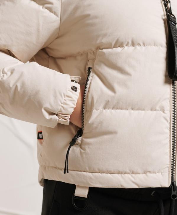 Superdry femmes veste matelassée en duvet yama-no-kami D64Z5730 vêtements gris clair