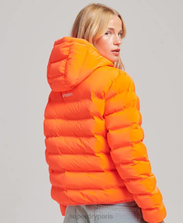Superdry femmes veste matelassée toutes saisons D64Z3635 vêtements corail