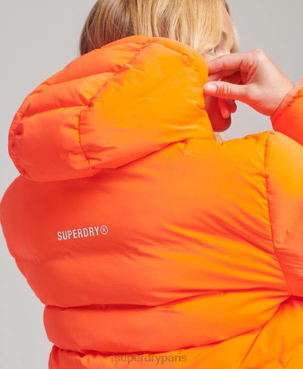Superdry femmes veste matelassée toutes saisons D64Z3635 vêtements corail