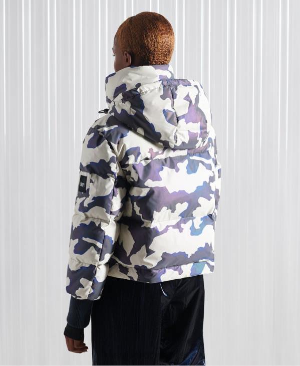 Superdry femmes veste réfléchissante sdx en édition limitée D64Z5622 vêtements multi
