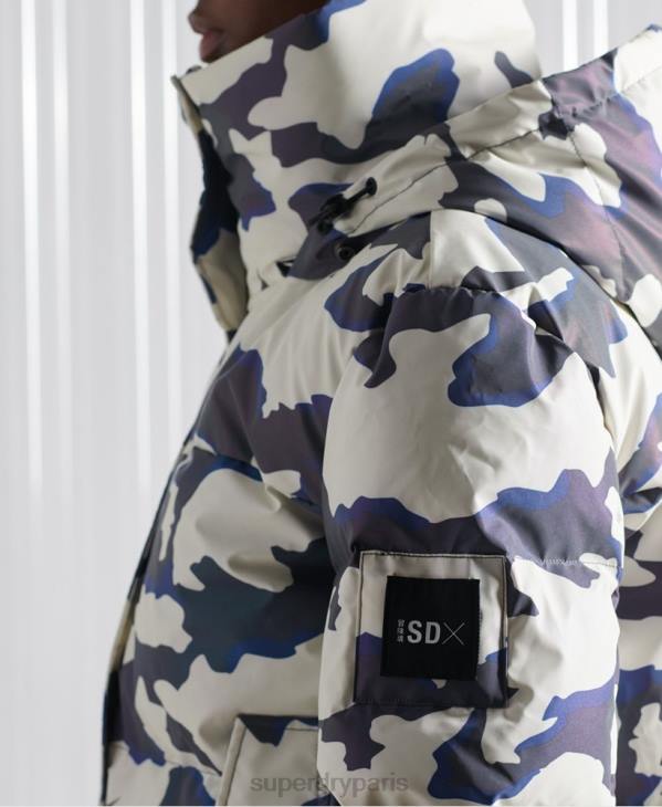 Superdry femmes veste réfléchissante sdx en édition limitée D64Z5622 vêtements multi