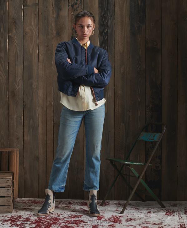 Superdry femmes veste réversible dry en édition limitée D64Z5551 vêtements rouge