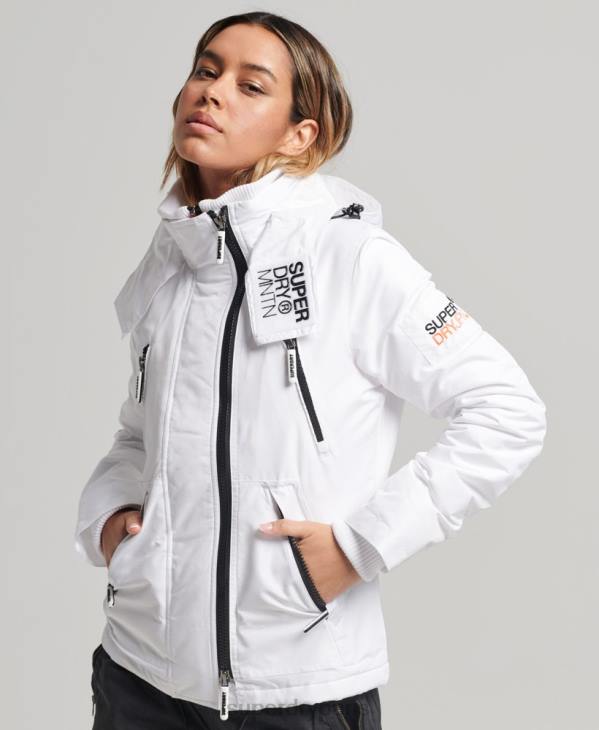 Superdry femmes veste sd-windcheater de montagne D64Z3537 vêtements blanc