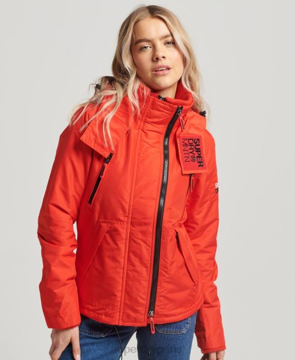 Superdry femmes veste sd-windcheater de montagne D64Z3554 vêtements rouge