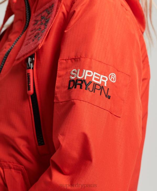 Superdry femmes veste sd-windcheater de montagne D64Z3554 vêtements rouge