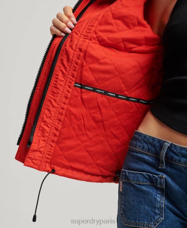 Superdry femmes veste sd-windcheater de montagne D64Z3554 vêtements rouge