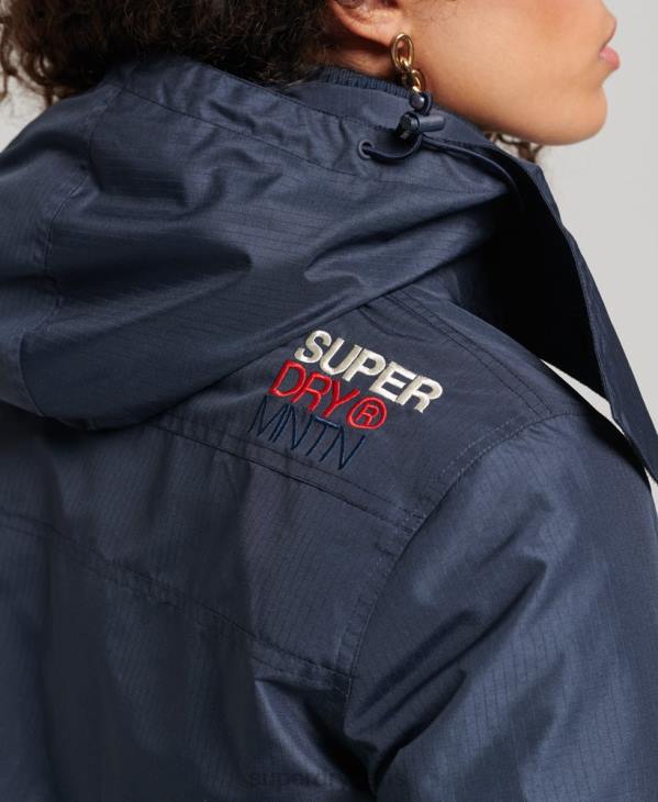 Superdry femmes veste sd-windcheater de montagne D64Z3558 vêtements marine