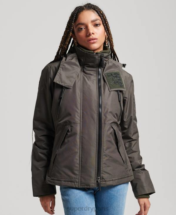 Superdry femmes veste sd-windcheater de montagne D64Z3728 vêtements vert