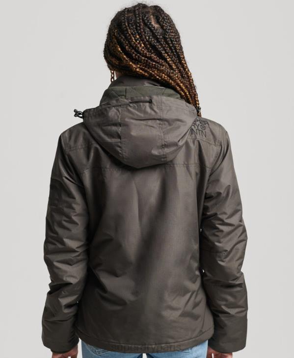 Superdry femmes veste sd-windcheater de montagne D64Z3728 vêtements vert