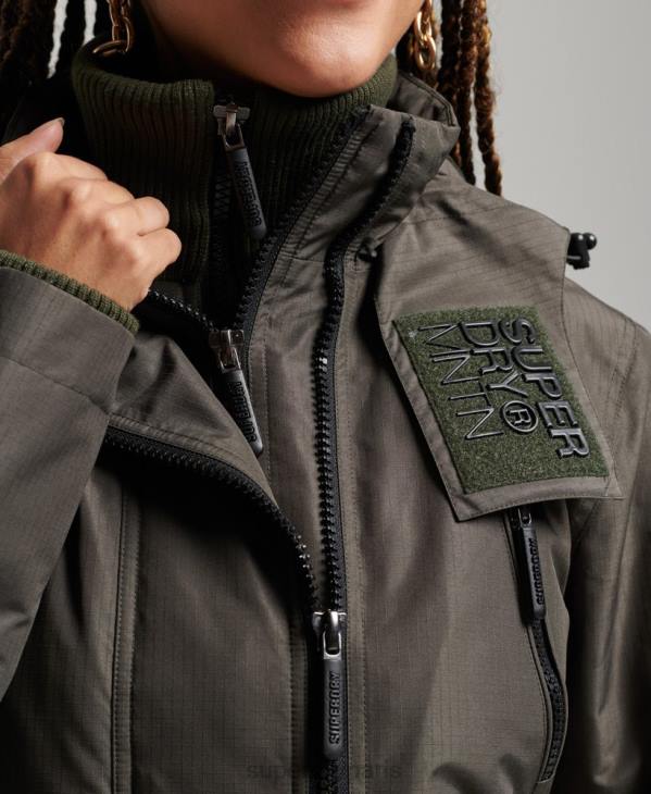 Superdry femmes veste sd-windcheater de montagne D64Z3728 vêtements vert