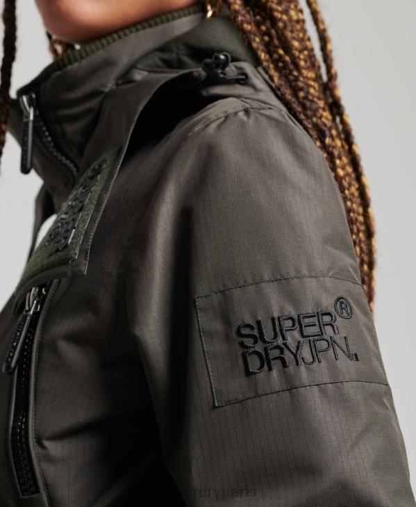 Superdry femmes veste sd-windcheater de montagne D64Z3728 vêtements vert