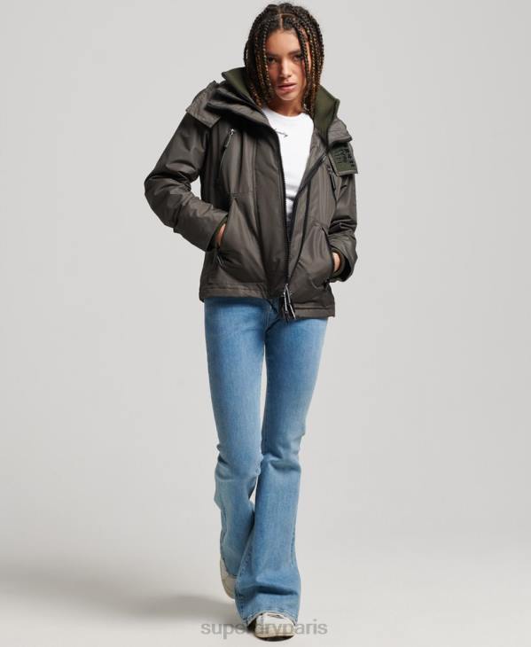 Superdry femmes veste sd-windcheater de montagne D64Z3728 vêtements vert