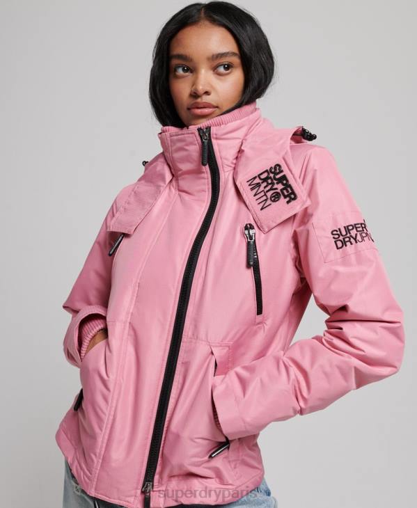 Superdry femmes veste sd-windcheater de montagne D64Z3833 vêtements rose