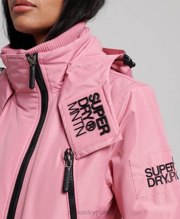 Superdry femmes veste sd-windcheater de montagne D64Z3833 vêtements rose