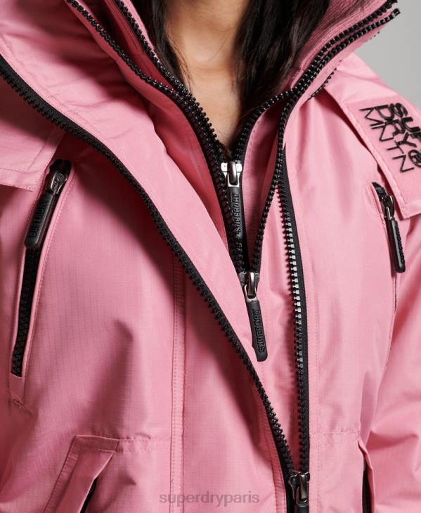 Superdry femmes veste sd-windcheater de montagne D64Z3833 vêtements rose
