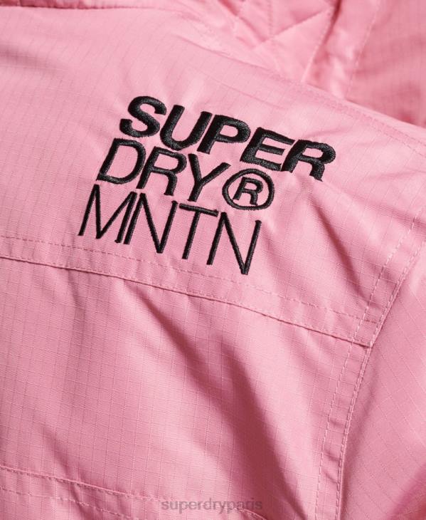 Superdry femmes veste sd-windcheater de montagne D64Z3833 vêtements rose