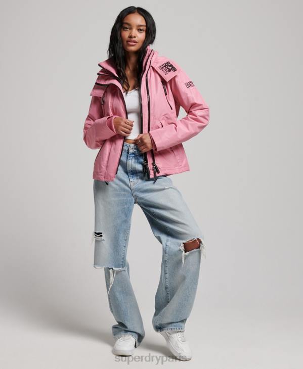 Superdry femmes veste sd-windcheater de montagne D64Z3833 vêtements rose