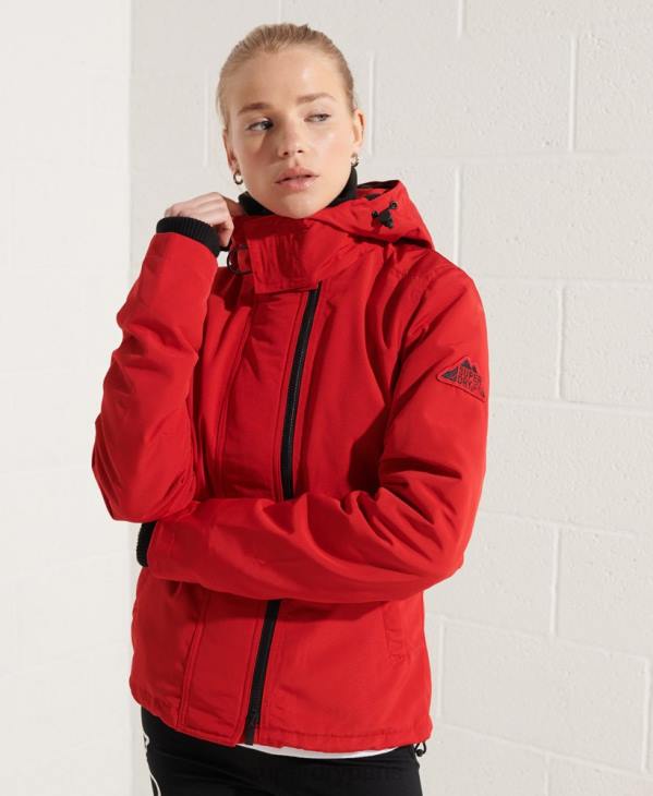 Superdry femmes veste sd-windcheater ottomane D64Z5676 vêtements rouge