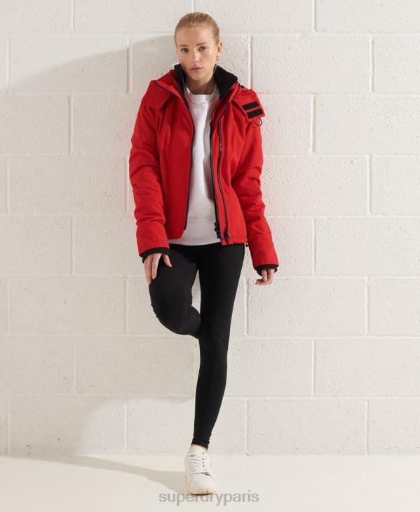 Superdry femmes veste sd-windcheater ottomane D64Z5676 vêtements rouge