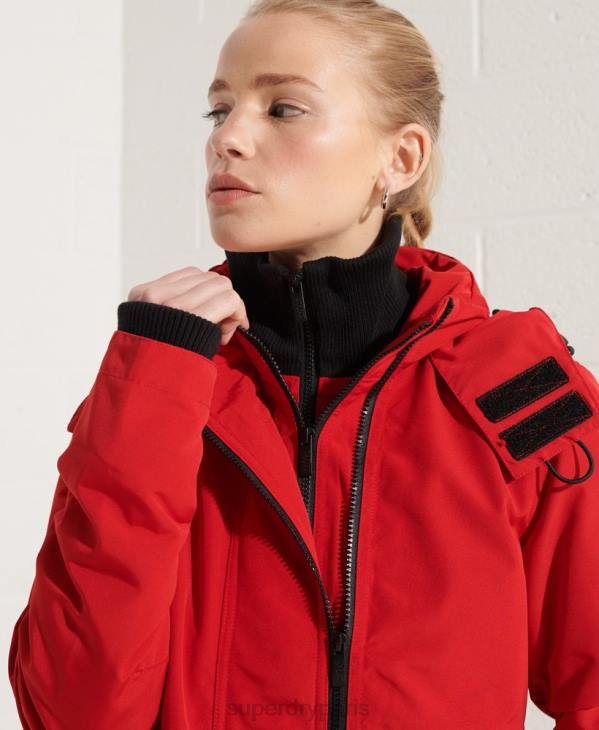 Superdry femmes veste sd-windcheater ottomane D64Z5676 vêtements rouge