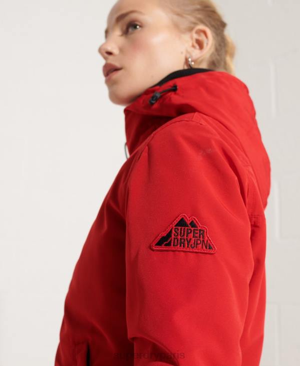 Superdry femmes veste sd-windcheater ottomane D64Z5676 vêtements rouge