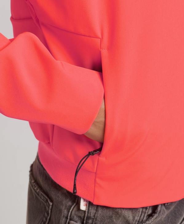 Superdry femmes veste softshell courte technique D64Z5499 vêtements corail