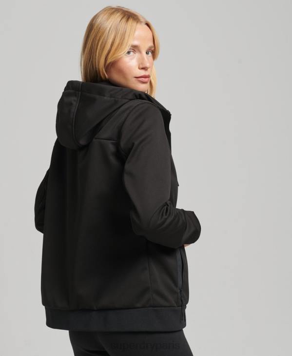 Superdry femmes veste softshell technique D64Z5554 vêtements noir