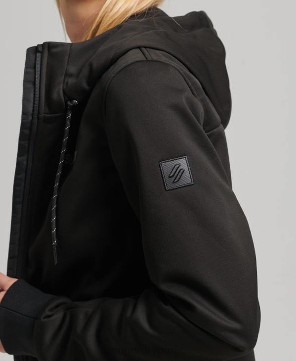 Superdry femmes veste softshell technique D64Z5554 vêtements noir