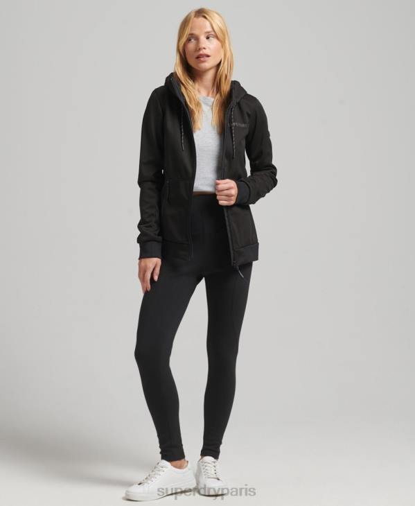 Superdry femmes veste softshell technique D64Z5554 vêtements noir