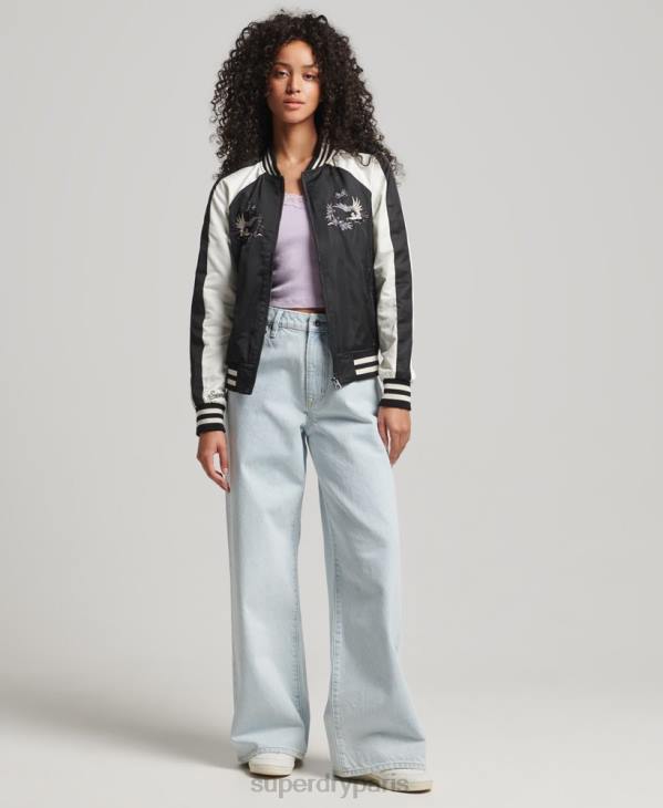 Superdry femmes veste suika D64Z3840 vêtements noir