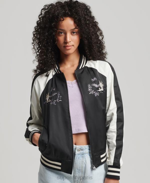 Superdry femmes veste suika D64Z3840 vêtements noir