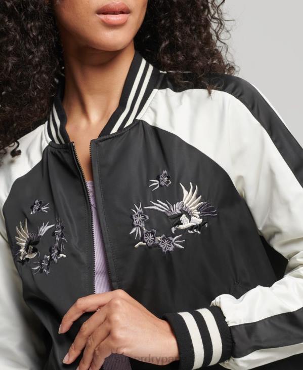 Superdry femmes veste suika D64Z3840 vêtements noir