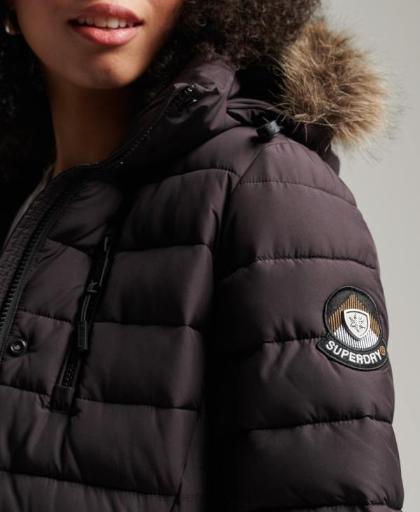 Superdry femmes veste super fuji D64Z3656 vêtements violet