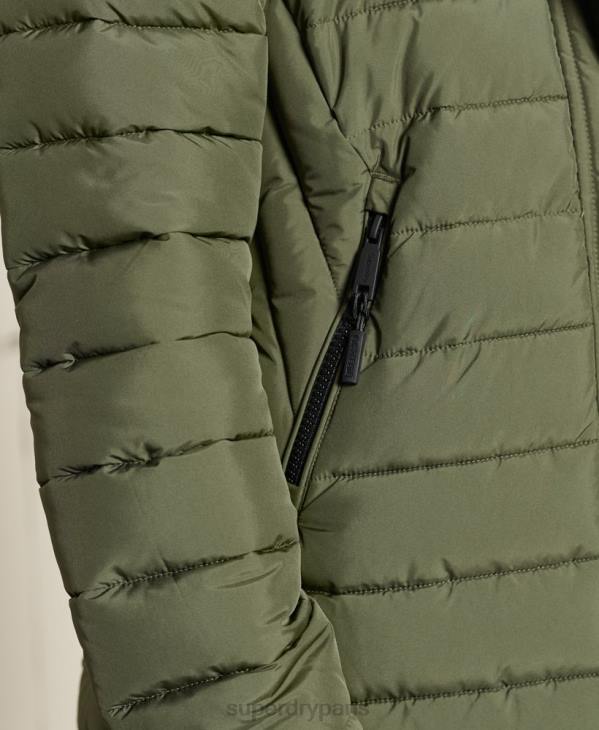 Superdry femmes veste super fuji D64Z3836 vêtements kaki