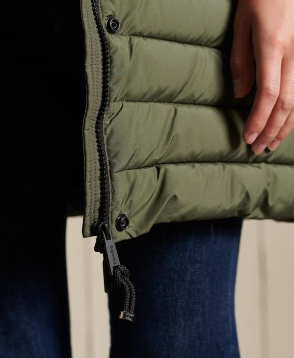 Superdry femmes veste super fuji D64Z3836 vêtements kaki