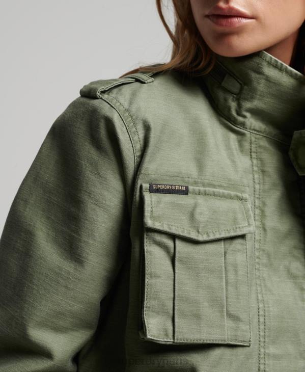 Superdry femmes veste vintage m65 D64Z3516 vêtements kaki