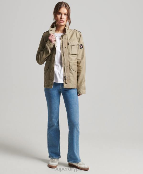 Superdry femmes veste vintage m65 D64Z3525 vêtements bronzer