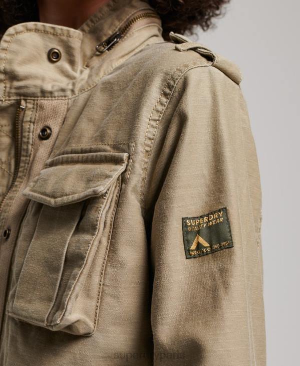 Superdry femmes veste vintage m65 D64Z3534 vêtements bronzer