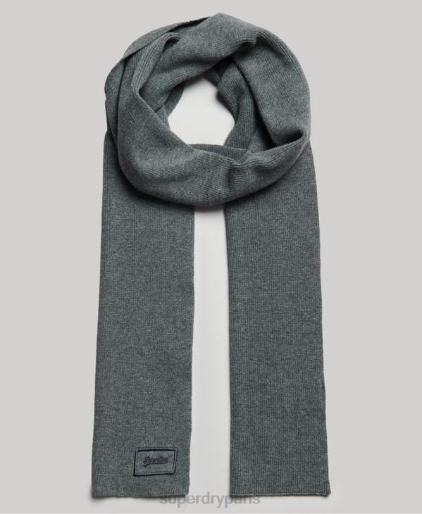 Superdry Hommes ensemble d'accessoires à logo vintage D64Z1648 accessoires gris