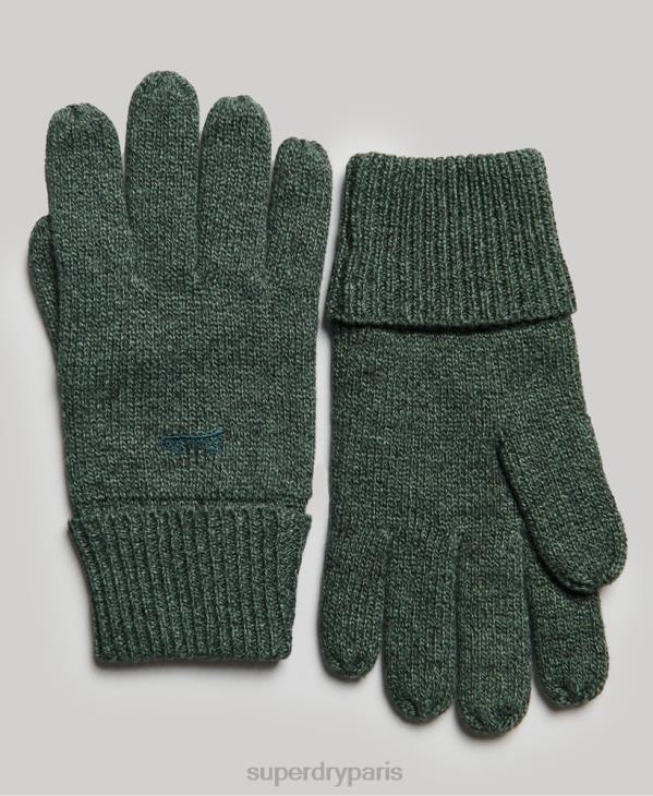 Superdry Hommes ensemble d'accessoires à logo vintage D64Z1675 accessoires vert
