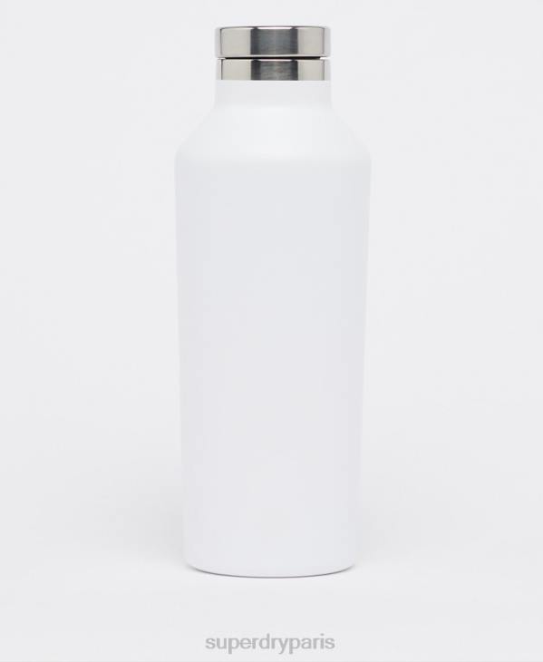 Superdry Hommes bouteille d'entraînement en acier D64Z5368 accessoires blanc