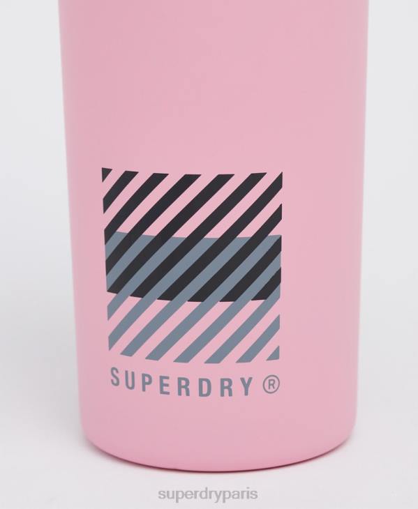 Superdry Hommes bouteille d'entraînement en acier D64Z5375 accessoires rose