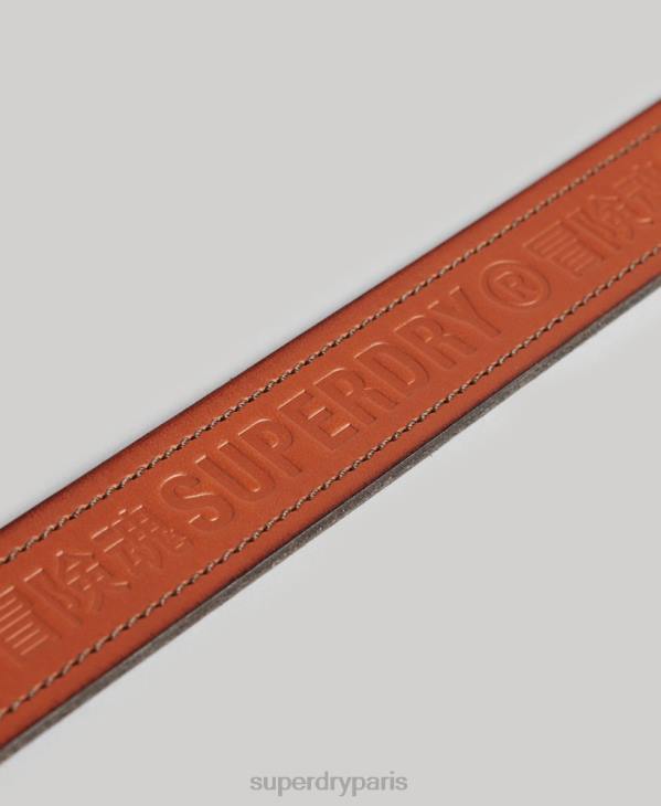 Superdry Hommes ceinture de marque vintage D64Z1592 accessoires bronzer