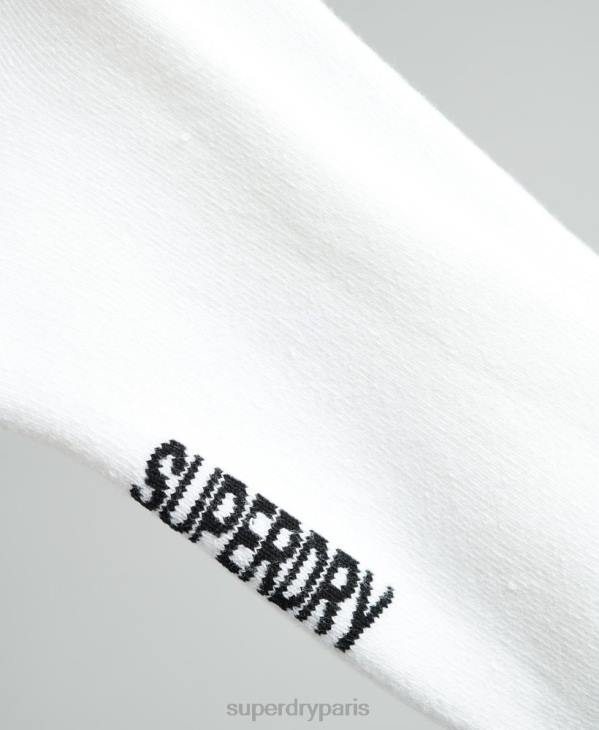 Superdry Hommes coolmax crew chaussettes D64Z1431 accessoires blanc