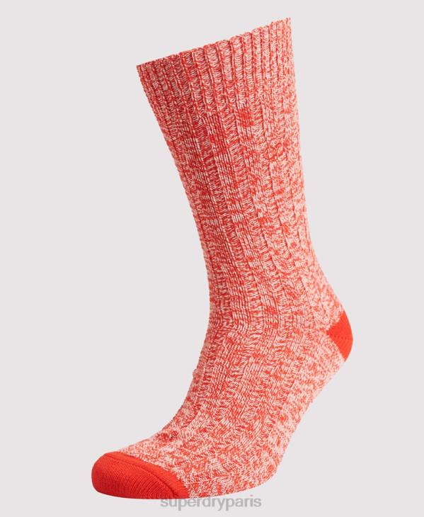 Superdry Hommes lot de chaussettes torsadées en coton bio D64Z1764 accessoires bleu