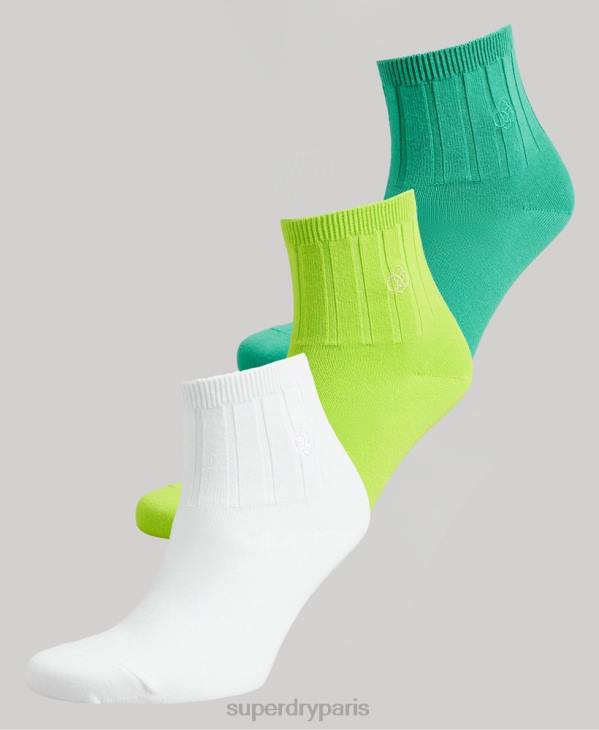 Superdry Hommes lot de socquettes en coton bio D64Z1721 accessoires multi